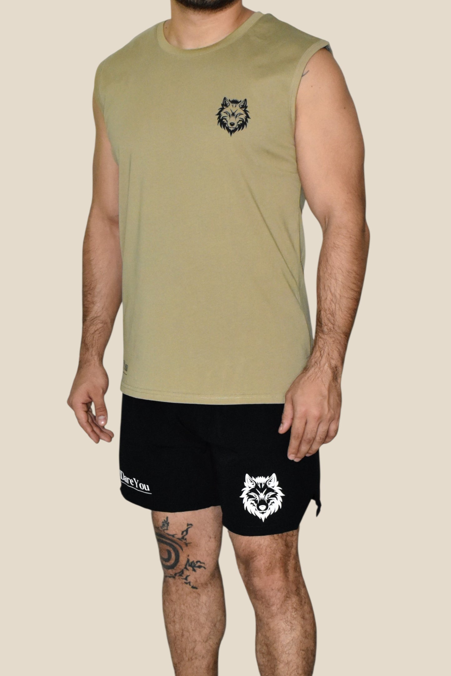 ALPHA TRAINING TANK - BEIGE