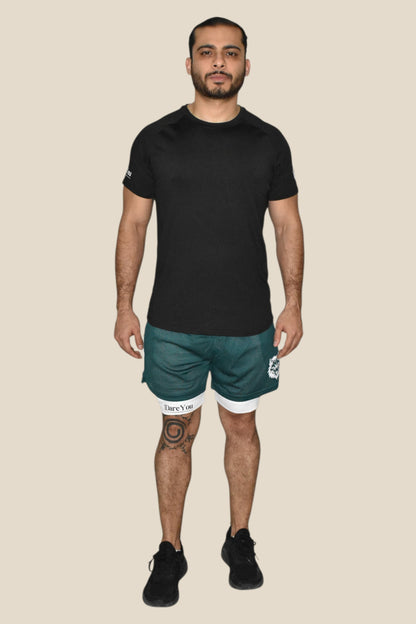 TRAINING SPORT T-SHIRT - BLACK SHADOW