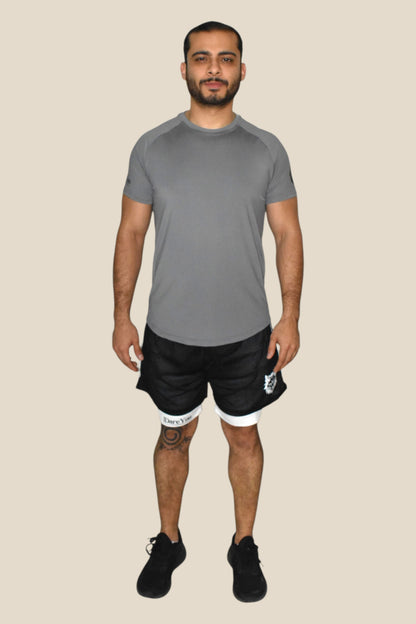 TRAINING SPORT T-SHIRT - GRAY ASH