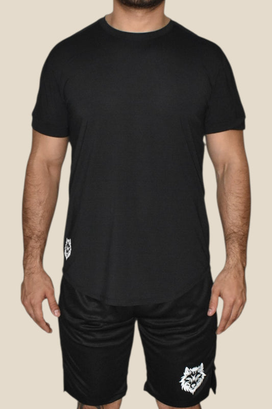 CORE MOTION TEE - BLACK SHADOW