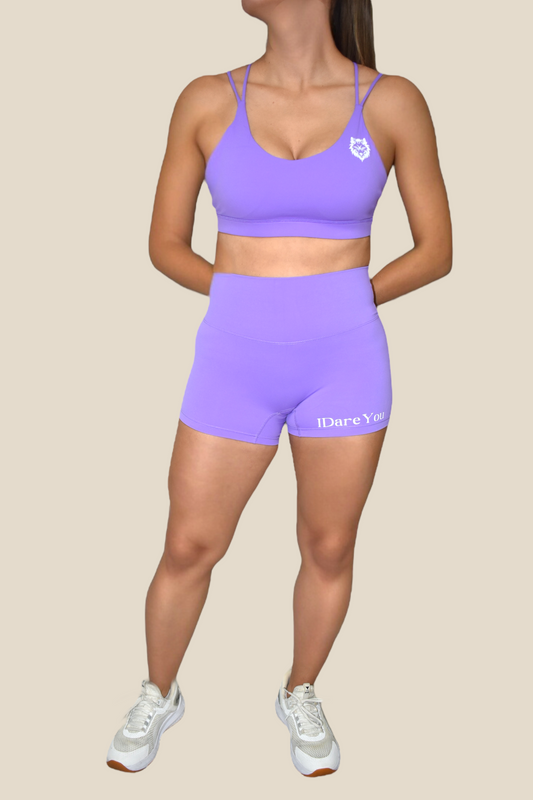 CROSS BACK AND SHORT SPORT - ULTRAVIOLET