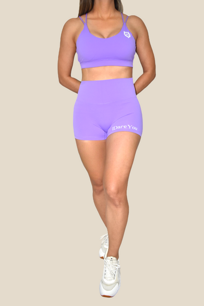 CROSS BACK AND SHORT SPORT - ULTRAVIOLET